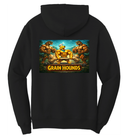 GRAIN HOUNDS “PRIMAL STRENGTH” GYM HOODIE